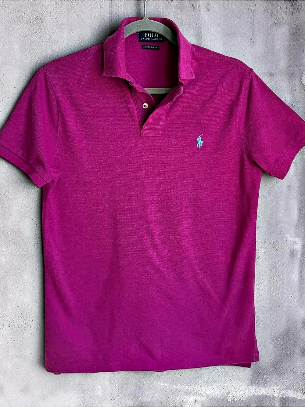 Polo Ralph Lauren Custom Slim Fit Cotton Mesh Polo Shirt Pink